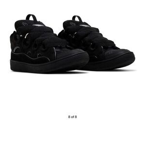 Lanvin Kids Black Sneakers